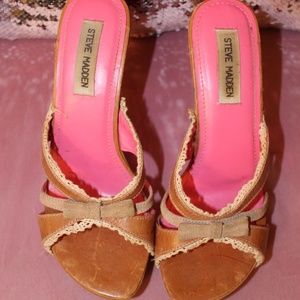 heel sandles by Steve Madden